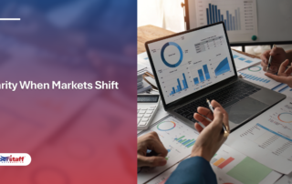 Professional analyzing data charts and graphs to outsource financial analysis services for strategic growth.
