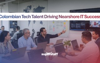 Developers providing nearshore IT outsourcing services for businesses