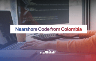 Developers collaborating on Colombia software outsourcing projects for nearshore development