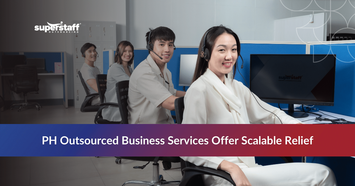 Outsourced business services team in the Philippines supporting global companies with operations and talent gap solutions.
