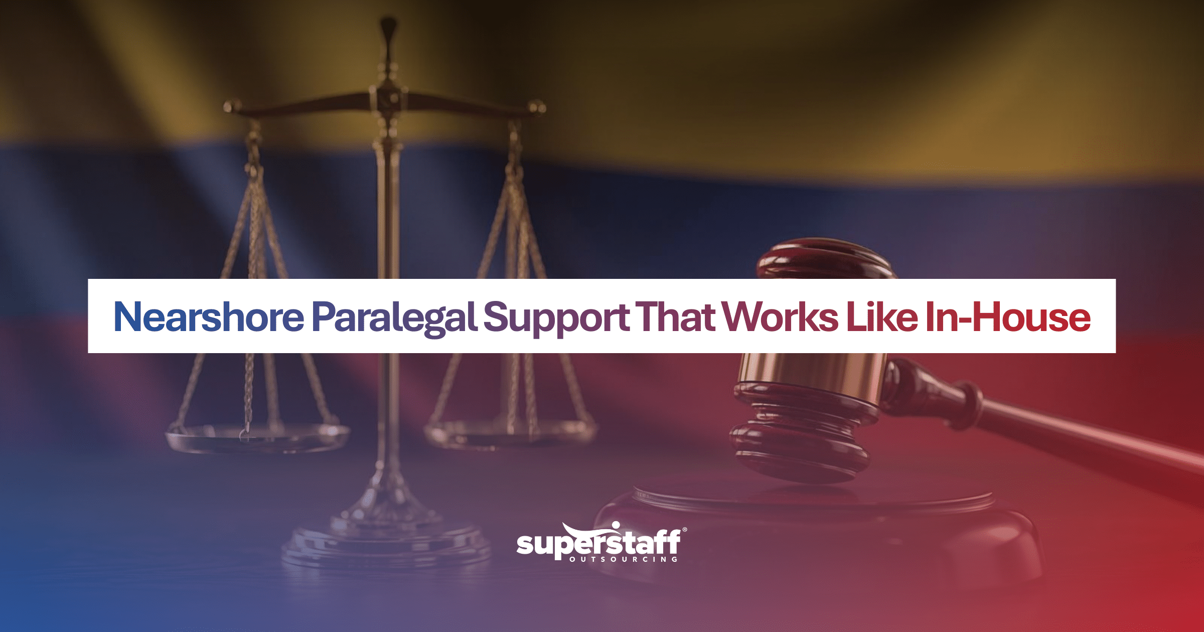 Legal professionals using outsourced paralegal support in Colombia to improve law firm efficiency and manage legal tasks