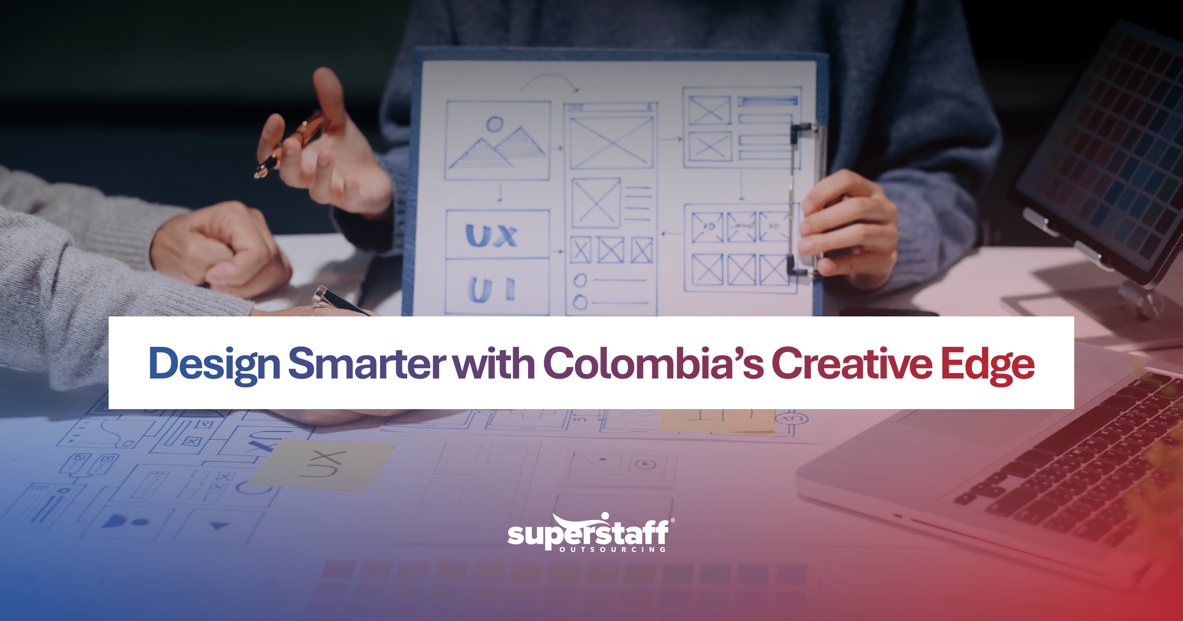 Website Design Outsourcing in Colombia Creativity Meets Cost Efficiency Design team working on website design outsourcing projects for businesses