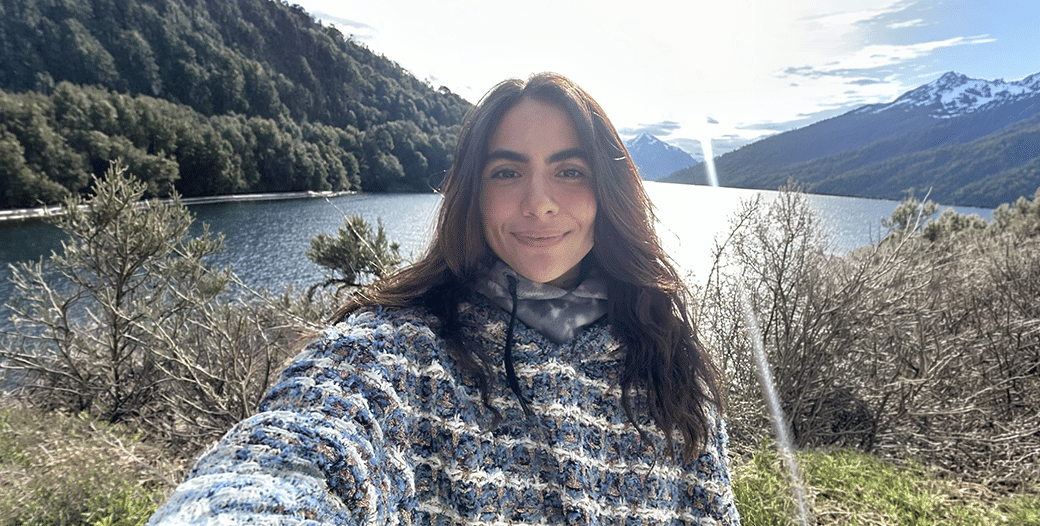 Photo selfie of Sarah