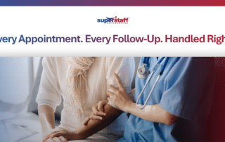 Healthcare provider supporting an elderly patient, representing professional patient care customer service.