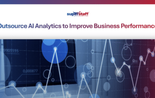 Business team using AI and analytics to support business improvement techniques and optimize operations