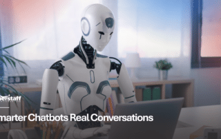 AI chatbot development service creating human-like customer support experiences with seamless automated conversations