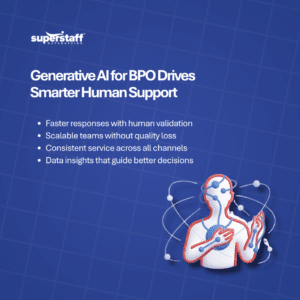 Beyond Automation How Generative AI Enhances Human-Led BPO Services Generative AI For BPO