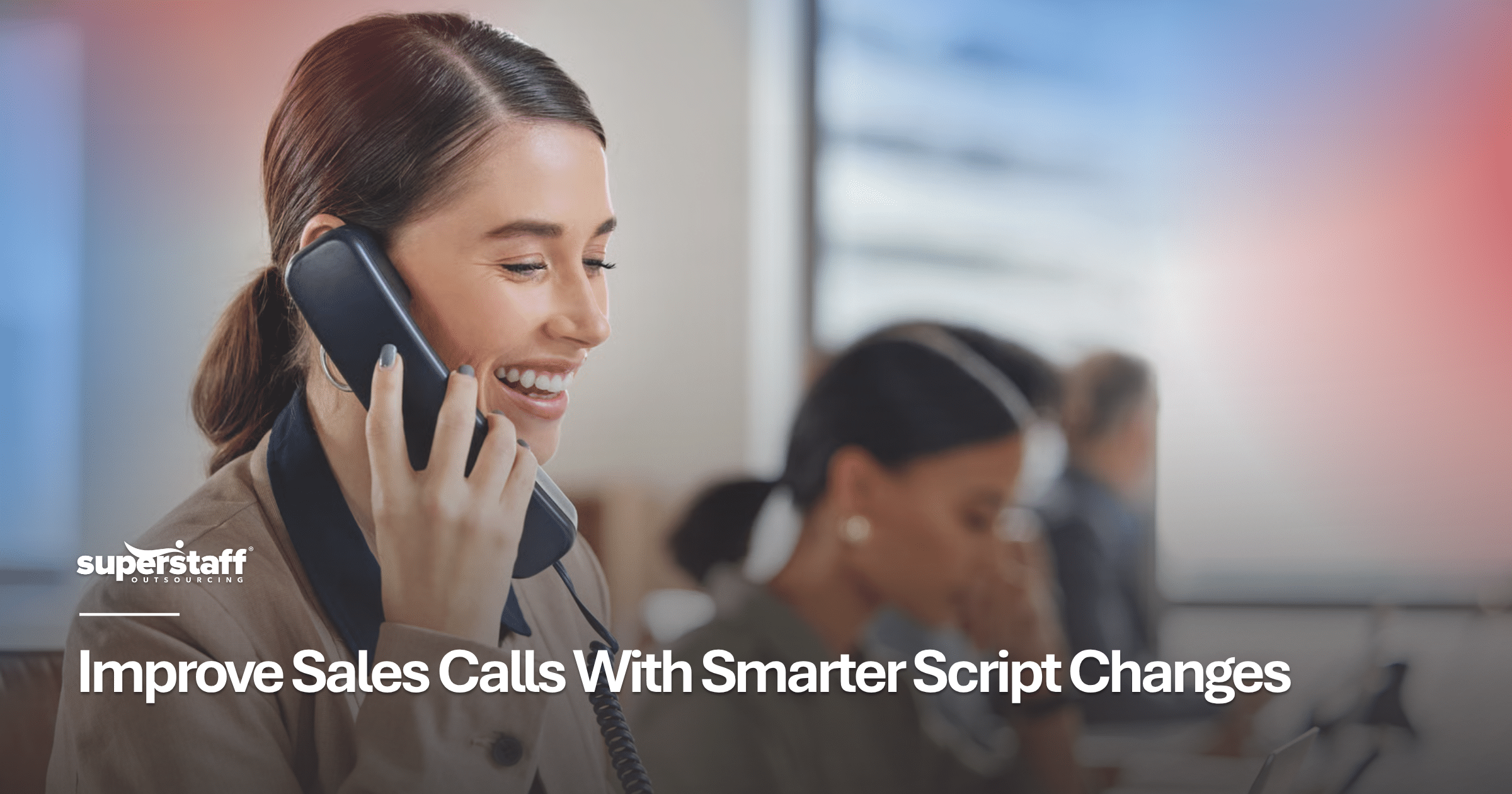 Sales representatives conducting sales calls in Colombia using optimized scripts to improve customer engagement and conversion rates