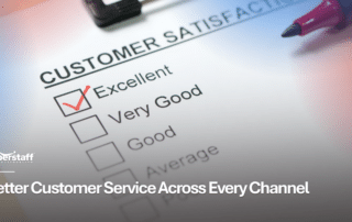Customer service team reviewing customer satisfaction metrics to improve support quality across multiple communication channels