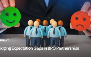 Business leaders and Colombia BPO industry professionals discussing client expectations and outsourcing performance outcomes