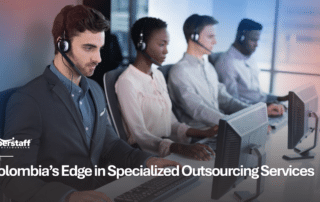 Professionals delivering Colombia BPO services to support specialized business operations and customer experience across industries