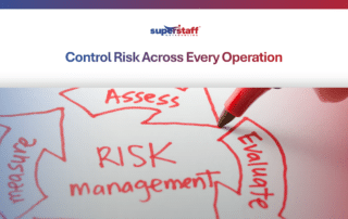 Business leaders analyzing outsourcing risk management framework to identify and mitigate distributed operational risks in global outsourcing