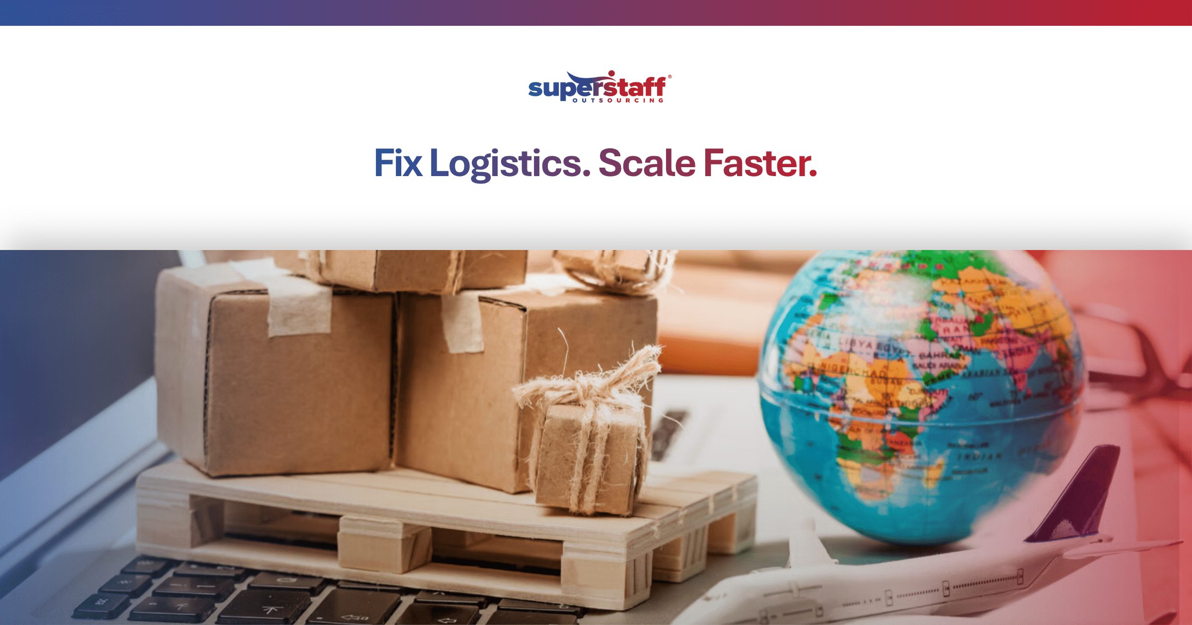 Logistics professionals using logistics and supply chain management outsourcing to improve operational efficiency and reduce supply chain costs