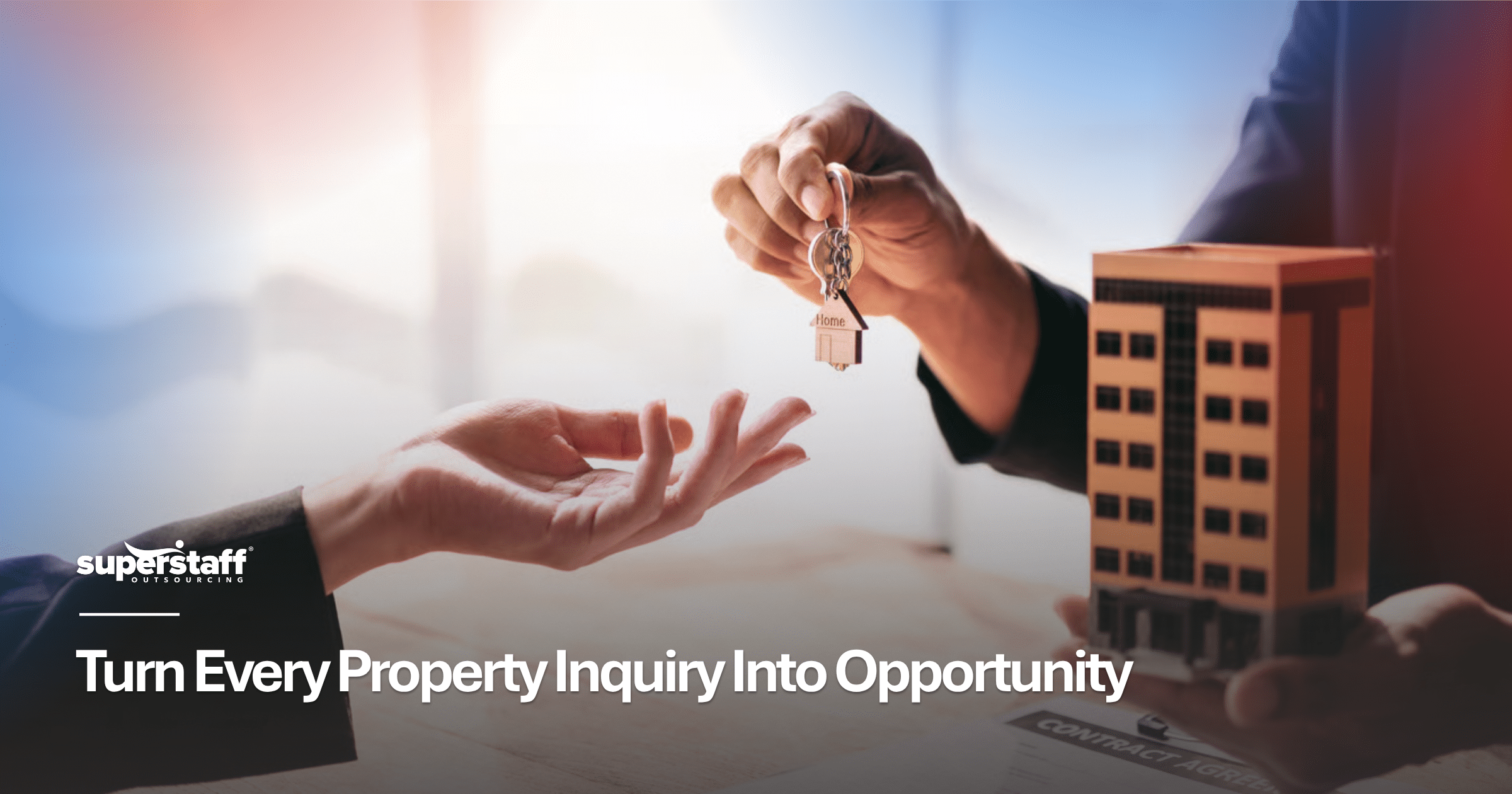 Real estate professionals using real estate call center services in Colombia to support property management, sales, and customer service