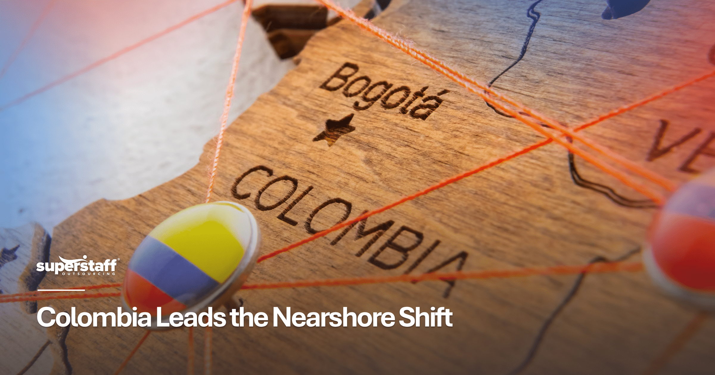 Colombia outsourcing vs offshore comparison showing nearshore and offshore business operations and service delivery models