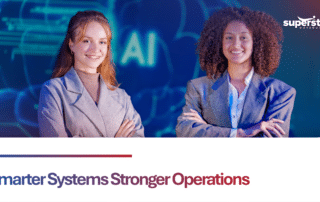 AI business solutions helping lean companies automate tasks, improve efficiency, and compete in a changing business environment