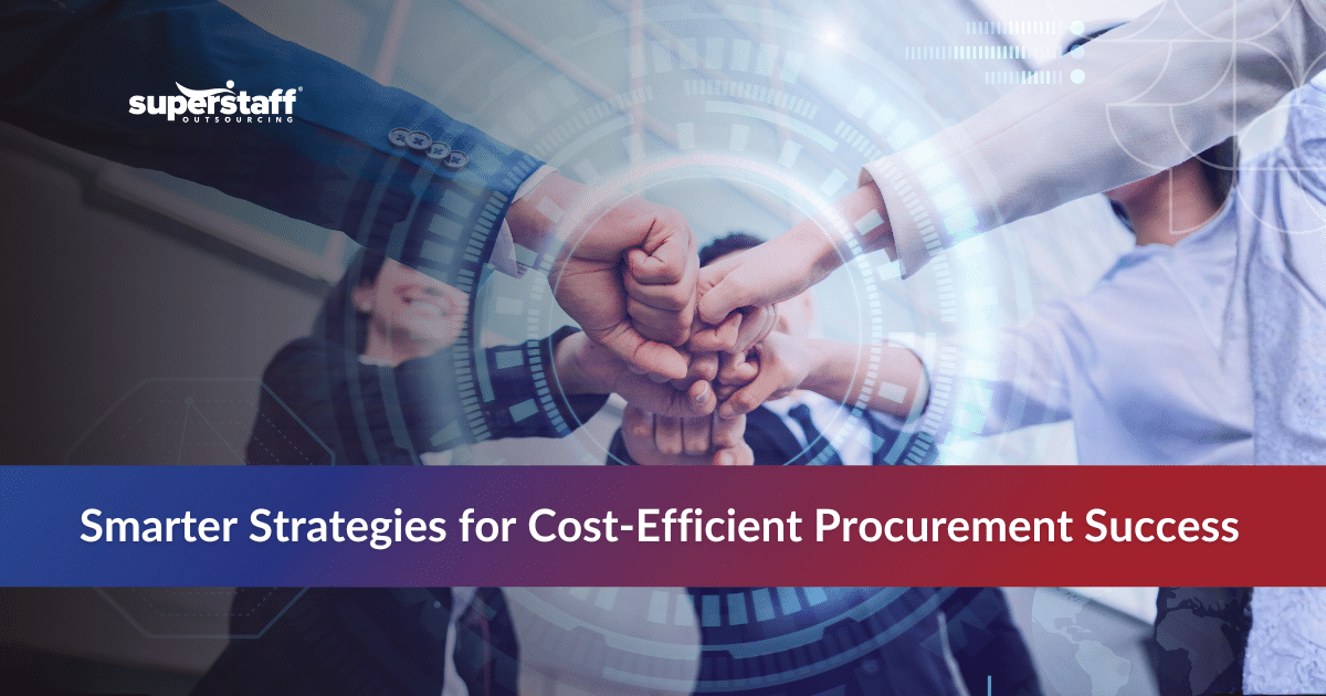 Procurement strategy consulting team analyzing supplier costs and purchasing processes to improve efficiency and reduce expenses