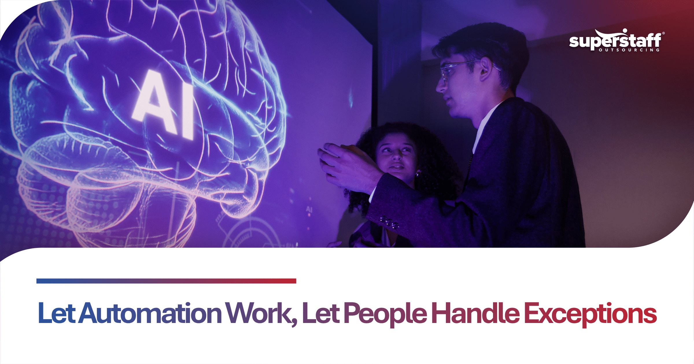 Human-in-the-loop support managing AI exception handling in automated workflows