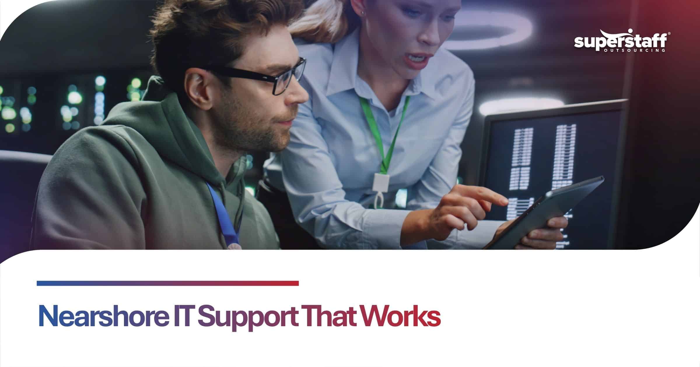 International IT services team supporting U.S. companies with global technology talent and IT support