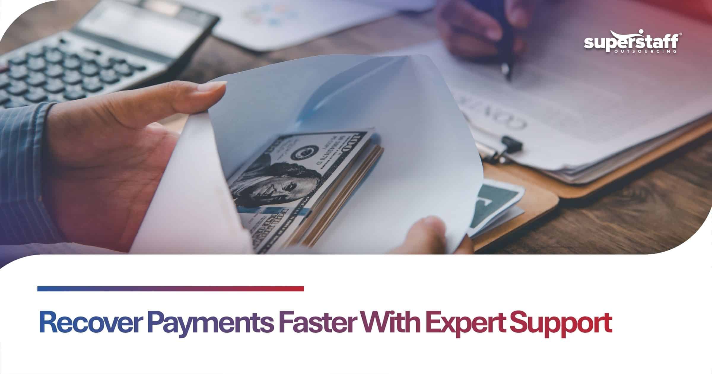 Debt collection services outsourcing team managing overdue accounts, payment follow-ups, and debt recovery processes for businesses